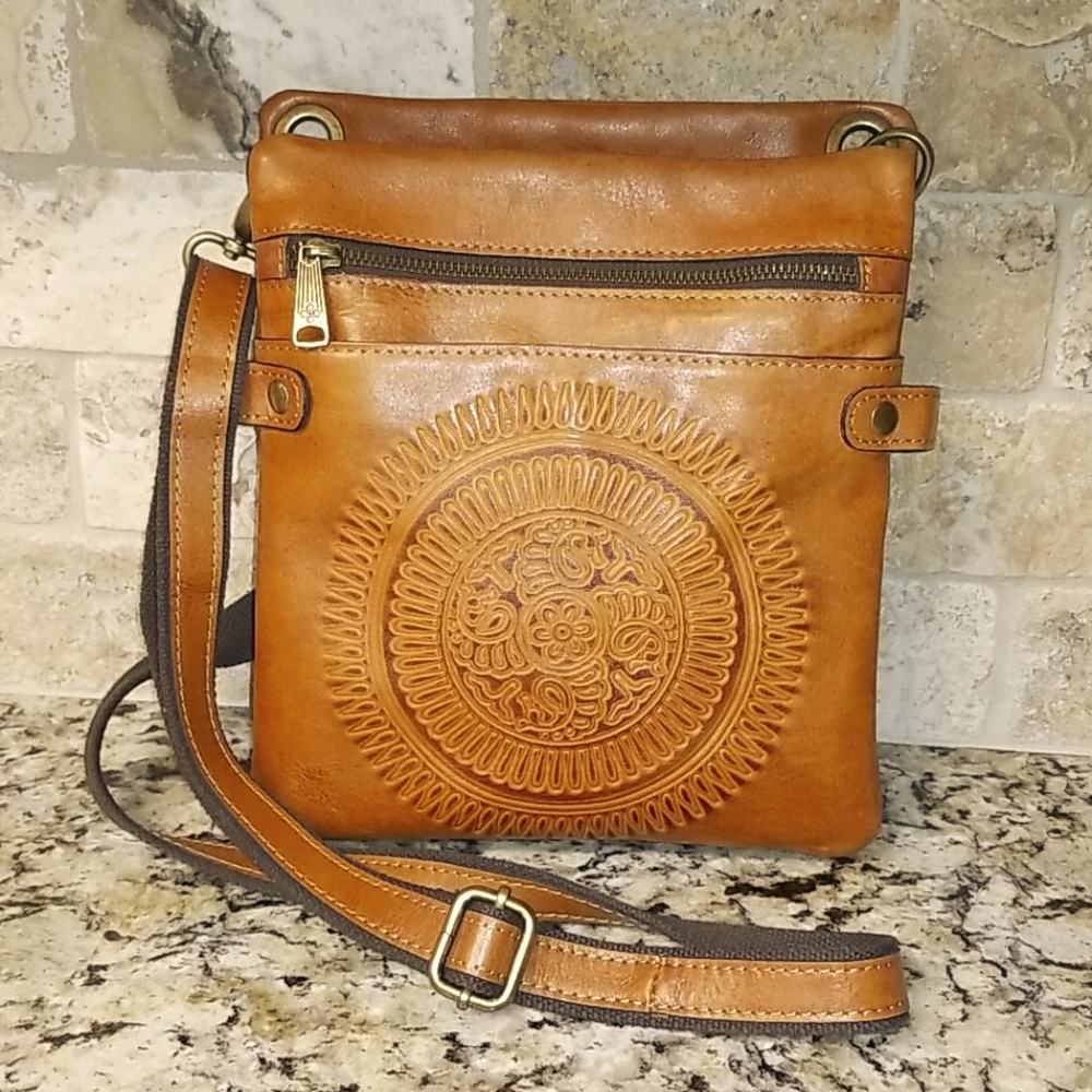 Patricia Nash Tan Crossbody Bag